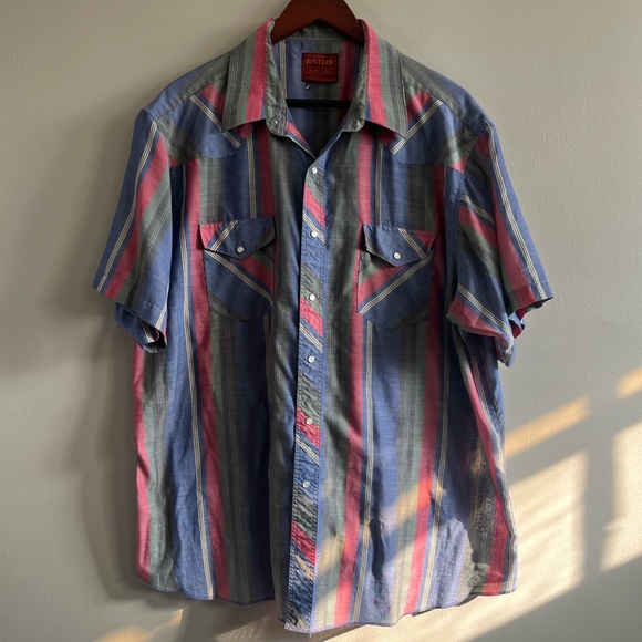 Rustler Other - Rustler X-Long Tail | Vintage | Pearl Snap | Button Up Western Shirt